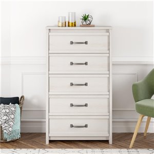 Bassinger 5 Drawer Dresser - Ivory Oak