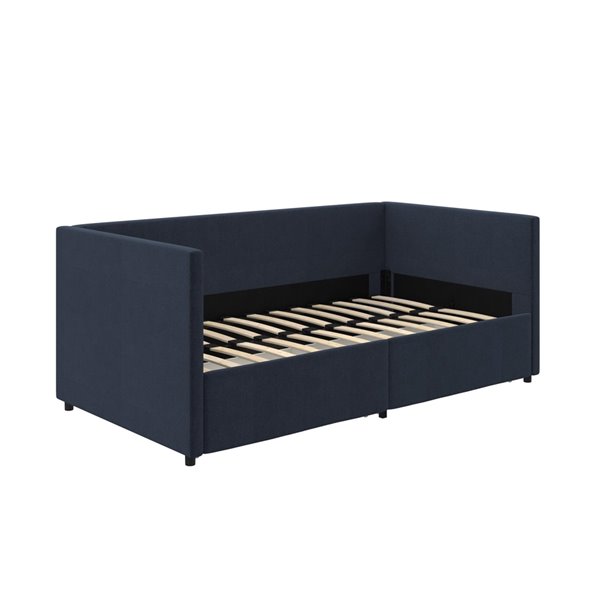 Canapé-lit avec rangement Urban de DHP, bleu