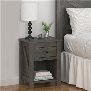 Ameriwood Farmington Nightstand - Weathered Oak