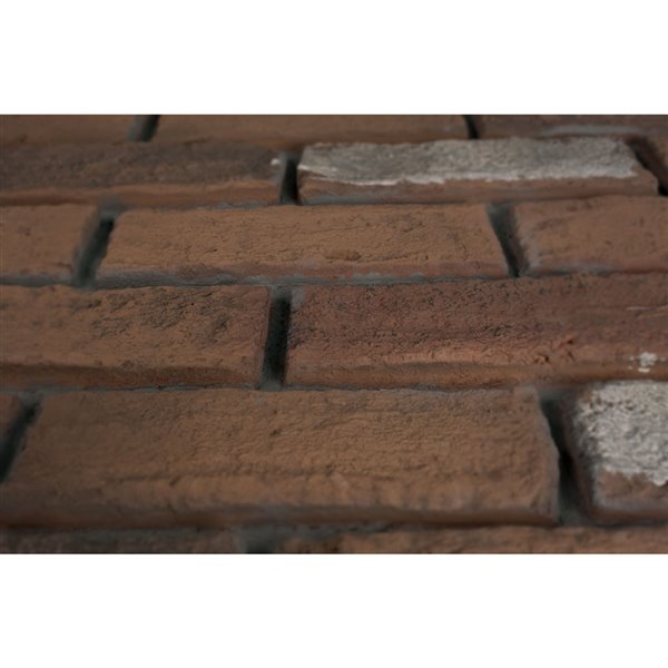 Hourwall classicBRICK reclaimedRED Faux Brick Panels