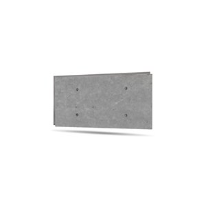 Hourwall Urban Concrete Circle Panels - Industrial Grey - 2-Pack