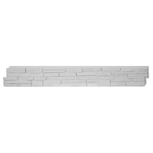 Quality Stone Stacked Stone - Panels - - Simply White - 4-Pack