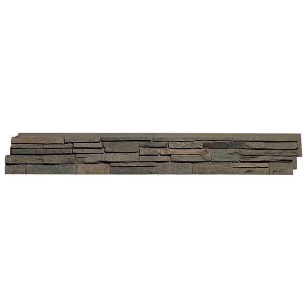 Quality Stone Stacked Stone - Panels - Grey Brown - 4-Pack