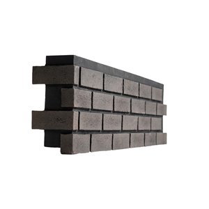Quality Stone Modern Brick - Left Corner - Pencil Lead - 4-Pack