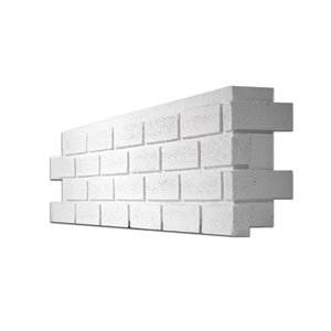 Quality Stone Modern Brick - Right Corner - Simply White - 4-Pack