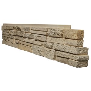 Quality Stone Stacked Stone - Right Corners - Aspen - 4-Pack