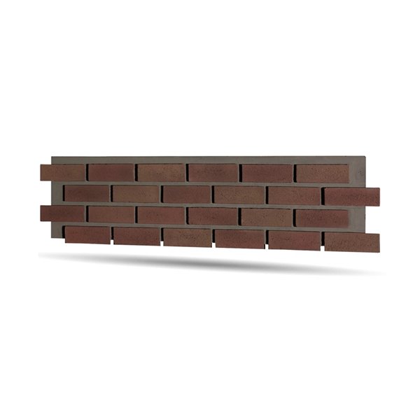 Quality Stone Modern Brick Panel - Terra Cotta - 4-Pack