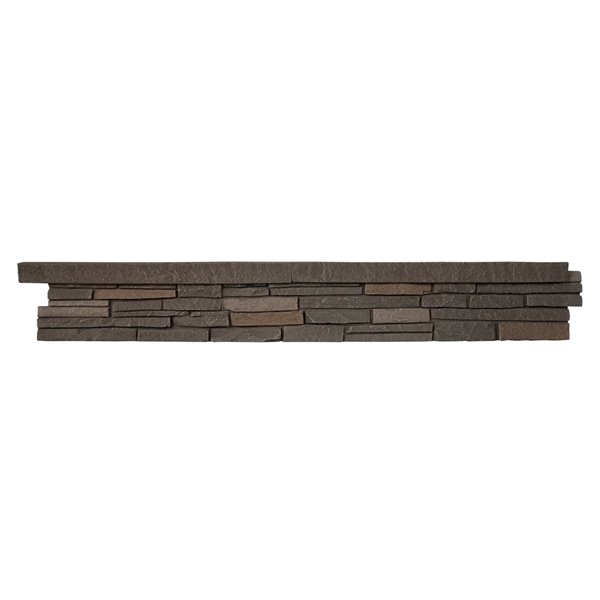 Quality Stone Stacked Stone Top Trims  - Aspen - 4-Pack