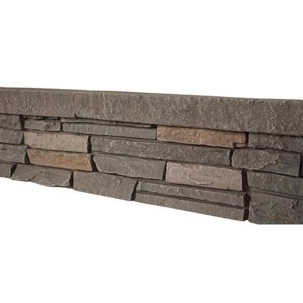 Quality Stone Stacked Stone Top Trims  - Simply White - 4-Pack