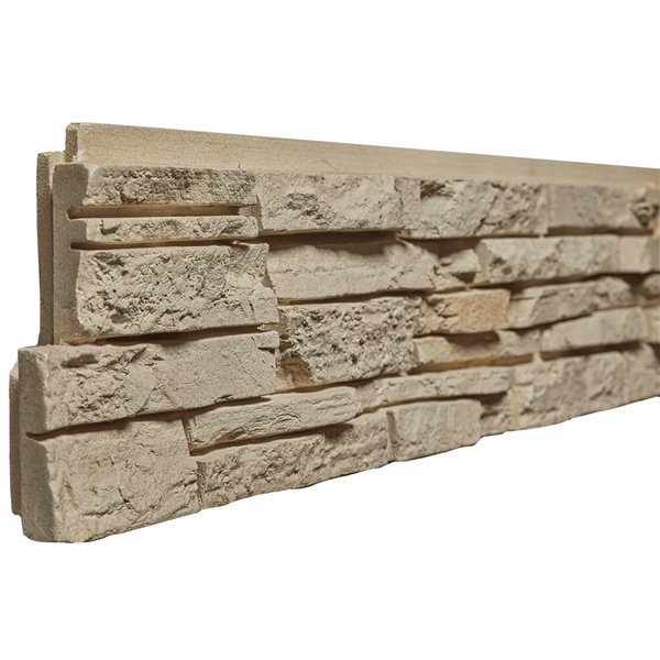 Quality Stone Stacked Stone - Panels - Aspen - 4-Pack