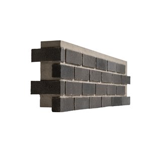 Quality Stone Modern Brick - Left Corner - Shades of Grey - 4-Pack