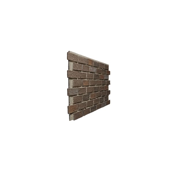 Hourwall Classic Brick Panel - Cellar Brown - 2-Pack