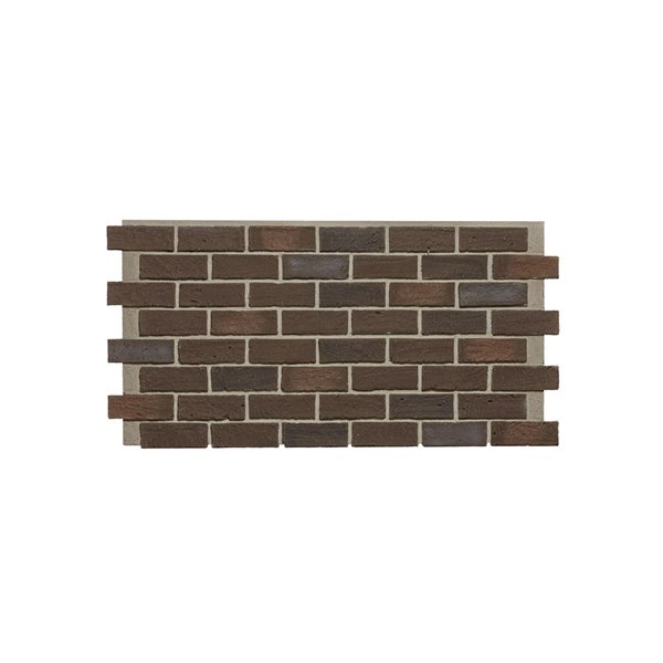 Hourwall Classic Brick Panel - Cellar Brown - 2-Pack