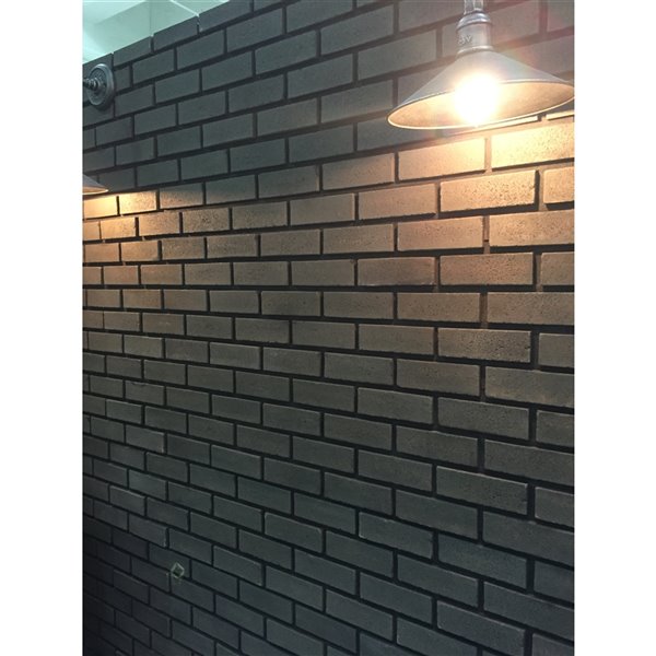 Quality Stone Modern Brick - Right Corner - Pencil Lead - 4-Pack