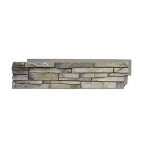 Quality Stone Stacked Stone - Left Corners - Limestone - 4-Pack