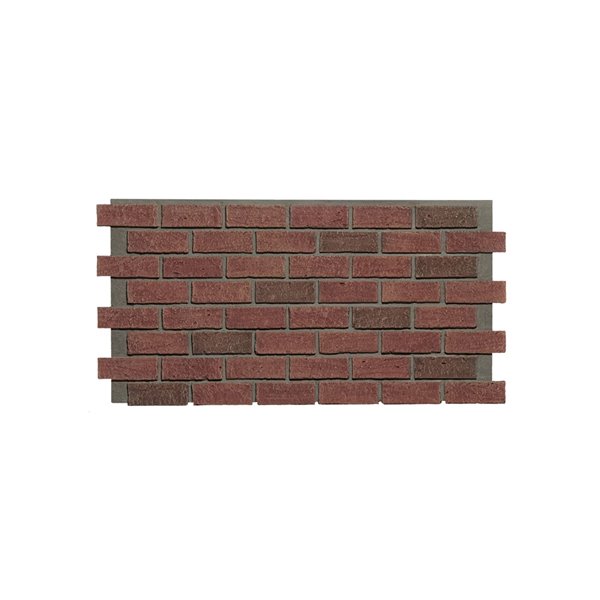 Panneau mural Classic Brick de Hourwall couleur vieille Italie 23.5 po x 44.5 po, 2/pqt