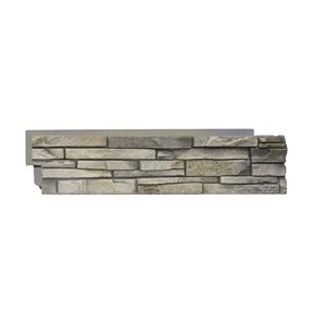 Quality Stone Stacked Stone - Right Corners - Limestone - 4-Pack