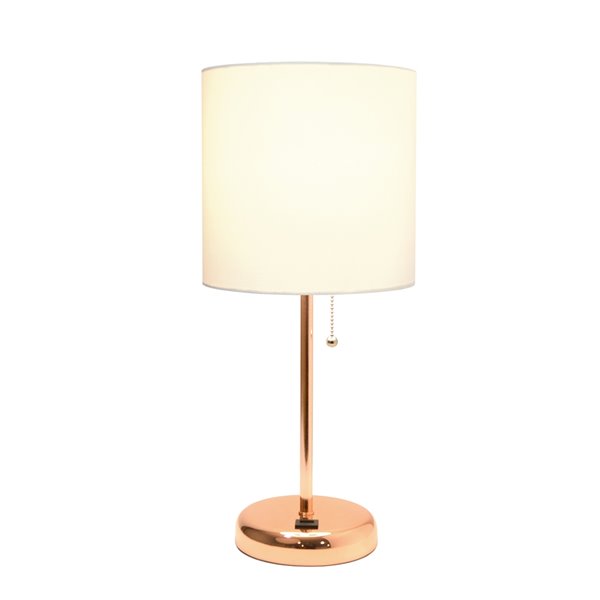 Limelights Rose Gold Stick Lamp With, Annapolis Lighting Floor Lamps