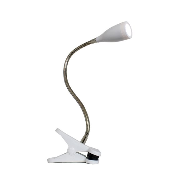 BLACK+DECKER Lampe de bricolage à LED blanche de 13 pouces avec gobelet de  rangement + sup