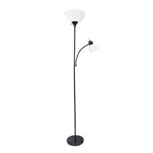 Simple Designs Floor Lamp with Reading Light - 71-in