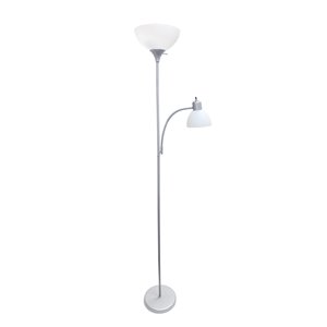 Simple Designs Floor Lamp with Reading Light - 71-in