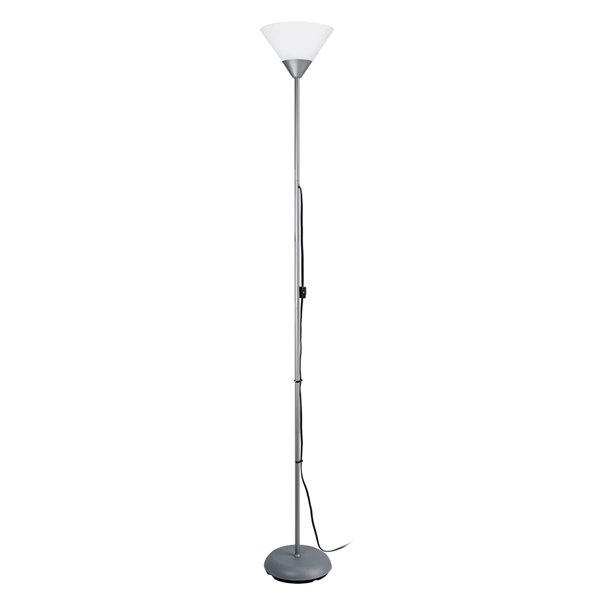 Simple Designs 1 Light Stick Torchiere Floor Lamp - 71-in