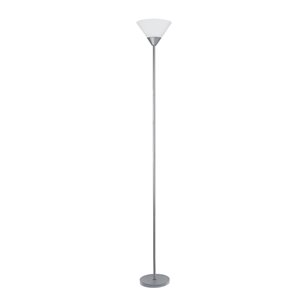 Simple Designs 1 Light Stick Torchiere Floor Lamp - 71-in