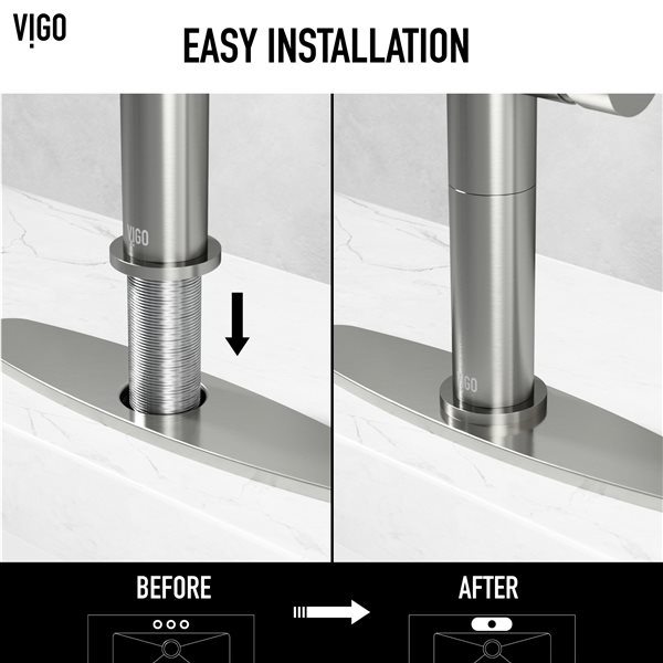 VIGO&nbsp;10-in Deck Plate - Stainless Steel