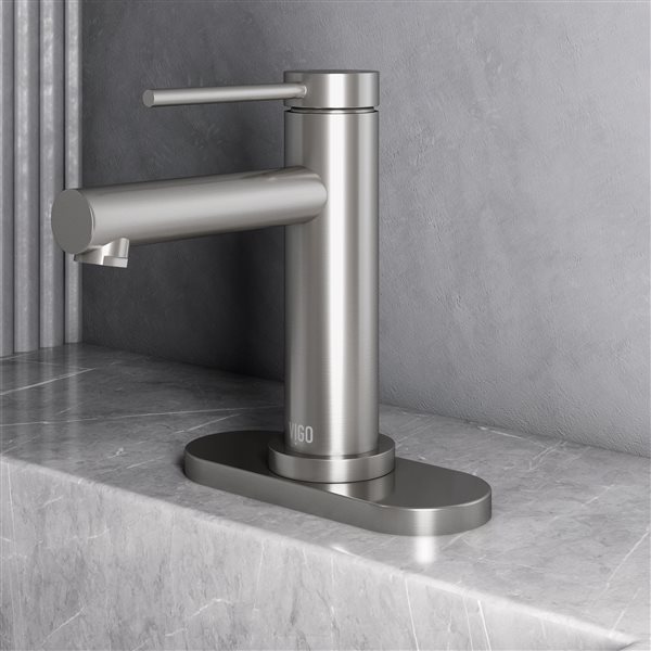 VIGO&nbsp;5.5-in Deck Plate - Brushed Nickel