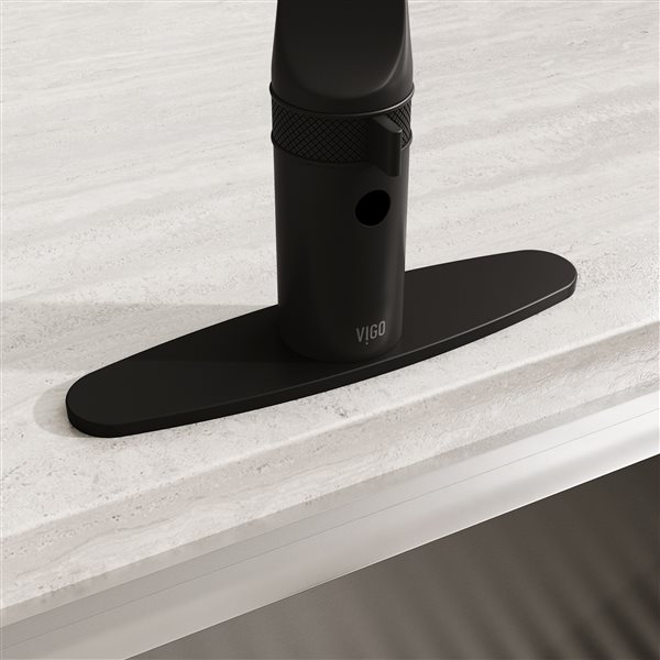 VIGO&nbsp;10-in Deck Plate - Matte Black