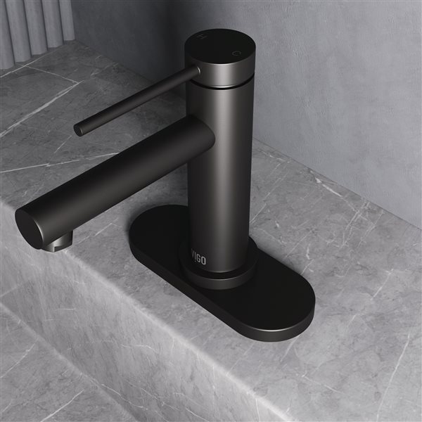 VIGO&nbsp;5.5-in Deck Plate - Matte Black