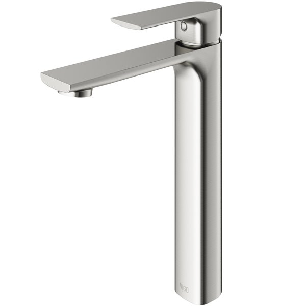 VIGO Norfolk Vessel Bathroom Faucet In Brushed Nickel