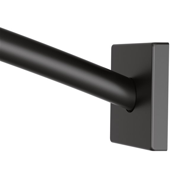 Moen Triva Adjustable Curved Shower Rod, Moen 72 In Chrome Curved Adjustable Shower Curtain Rod
