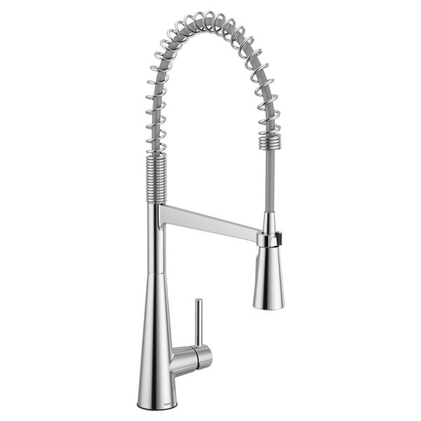 MOEN Sleek Pulldown Kitchen Faucet - 1 Handle - 1.5 GPM - Chrome 5925