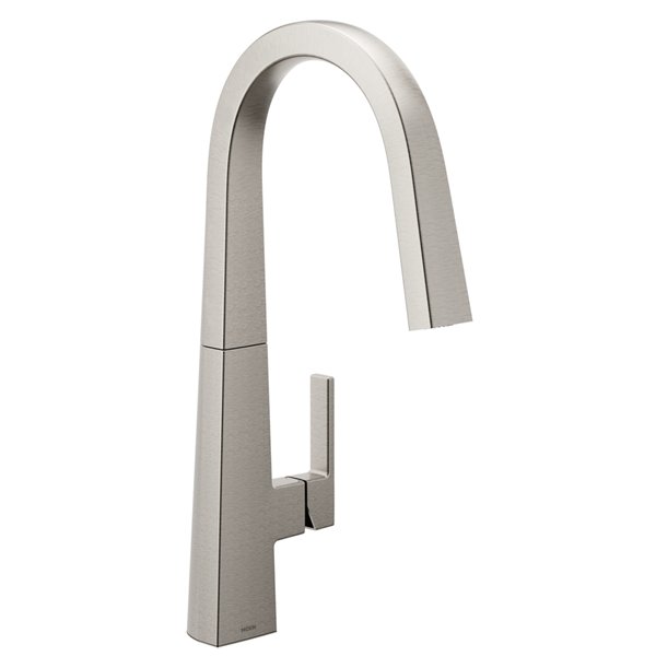 MOEN Nio Pulldown Kitchen Faucet 1 Handle 1 5 GPM Stainless Steel   330751449 MainImage 001 L 