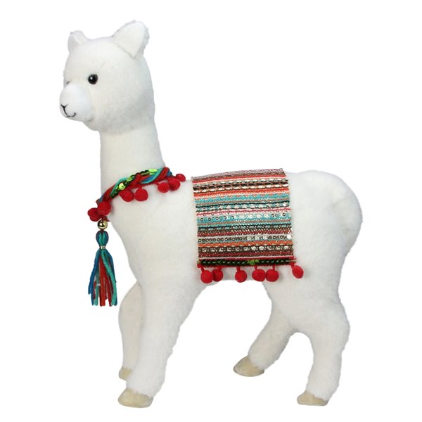standing llama plush