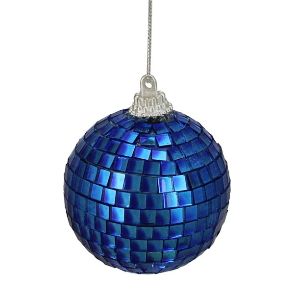 Northlight Gold Glam Mirrored Disco Ball Shatterproof Ornaments, 6-Pack