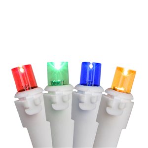 Northlight 100-Count Constant Multicolour LED Electrical-Outlet Indoor/Outdoor 33-ft Christmas String Lights
