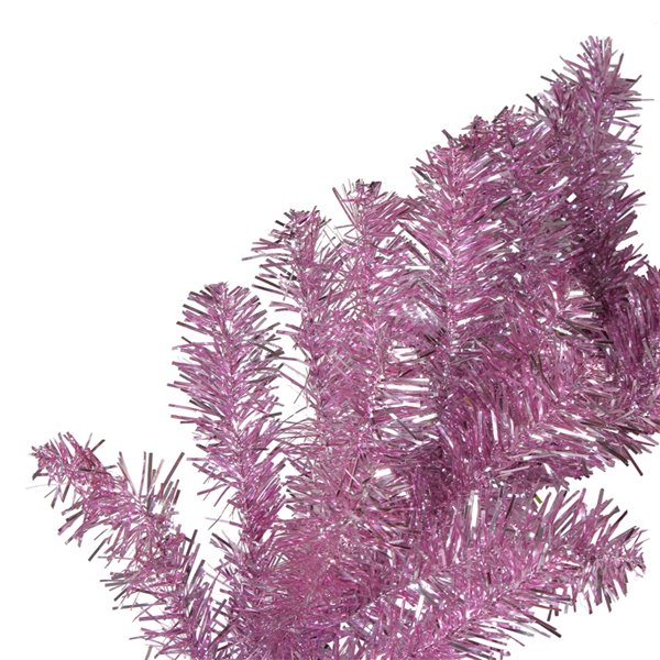 Northlight Artificial Christmas Garland - Unlit - 9-ft x 12-in - Pink