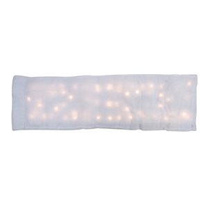 Northlight 5-ft White Pre-Lit Snow Blanket for Mantle or Christmas Village Display
