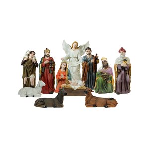 Northlight 11-Piece Multicoloured 39-in Christmas Nativity Figurine Set