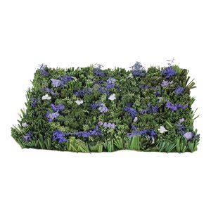 Northlight 12.5-in Green and Purple Lavender-Inspired Foliage Floor Mat