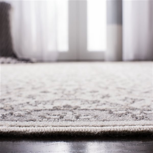 Safavieh Montage Rectangular Area Rug - Machine-Made - 6-ft x 4-ft - Ivory and Grey