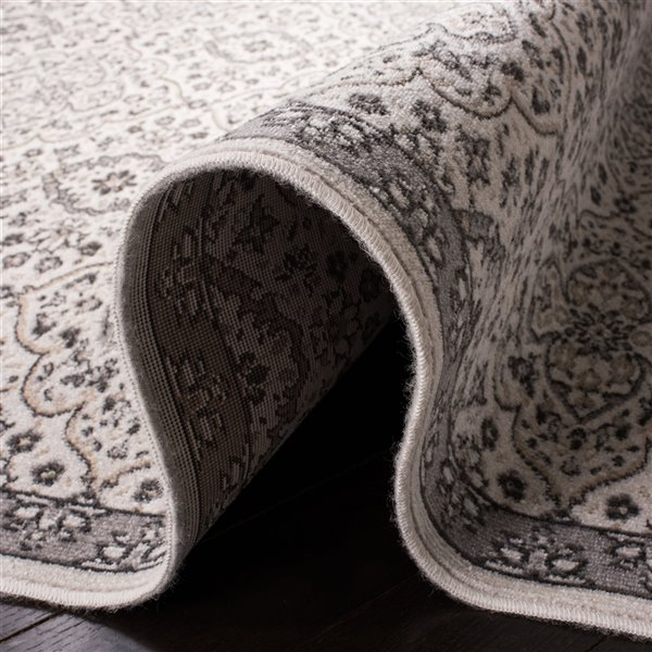 Safavieh Montage Rectangular Area Rug - Machine-Made - 6-ft x 4-ft - Ivory and Grey