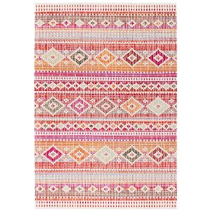 Safavieh Montage Rectangular Area Rug - Machine-Made - 5-ft x 3-ft - Light Red and Fuchsia