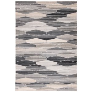 Safavieh Montage Rectangular Area Rug - Machine-Made - 6-ft x 4-ft - Light Grey and Dark Grey