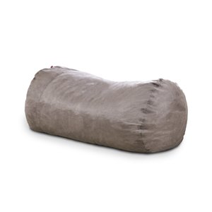 Best Selling Home Décor Lana 5 Ft Suede Bean Bag Chair, Charcoal