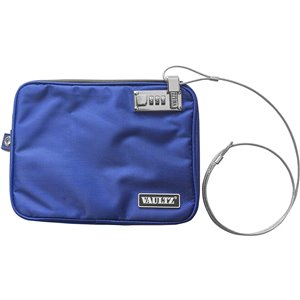 Vaultz Pool Pouch, Medium Commercial/Residential Combination lock Blue Chest Safe