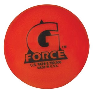 Balle de hockey Mylec G-Force orange, température 60° et plus, paquet de 36