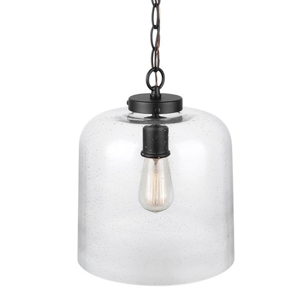Globe Electric Murphy 1 Light Outdoor Indoor Pendant Black 61055 Rona Globe Electric Murphy 1 Light Outdoor, Globe Electric Outdoor Pendant Light